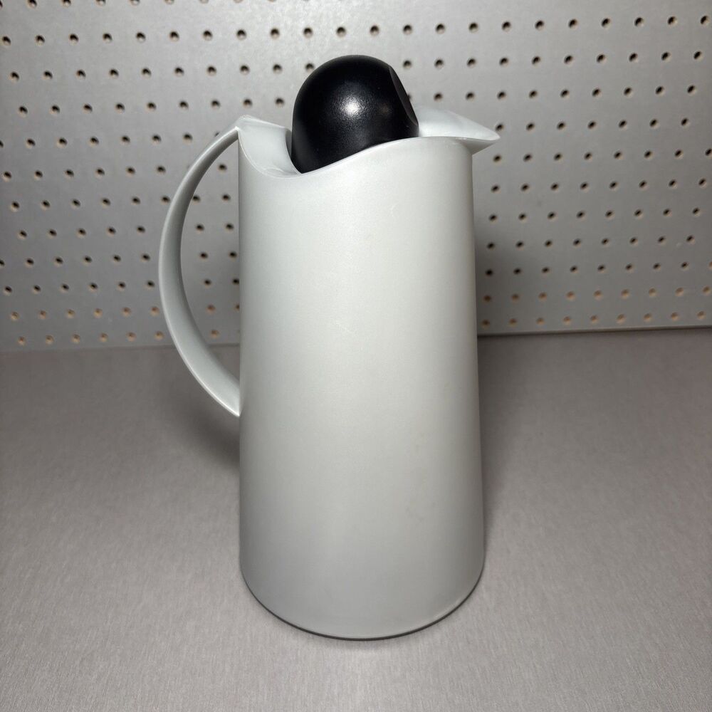 Alfi La Ola Julian Brown Design Gray Silver Thermos Insulated Carafe Germany 875